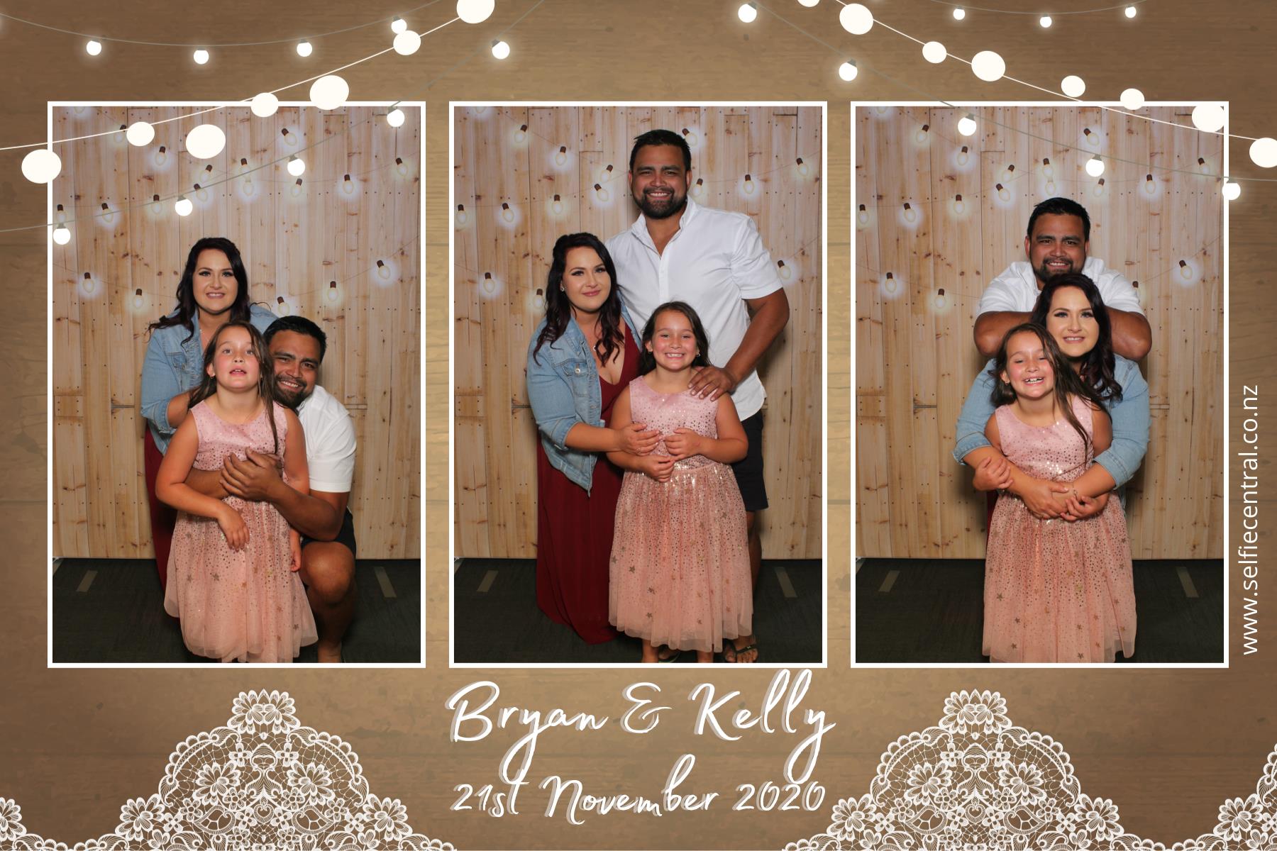 Bryan & Kelly's wedding | View more photos from the event at gallery.photobooth.co.nz/u/SelfieCentral/Bryan-Kellys-wedding